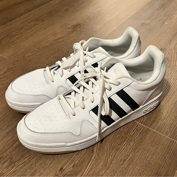 adidas Other - White and black adidas sneakers size 14.